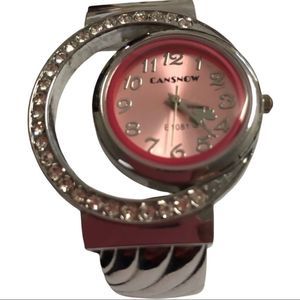 Pink face Cansnow Ladies Watch-EUC